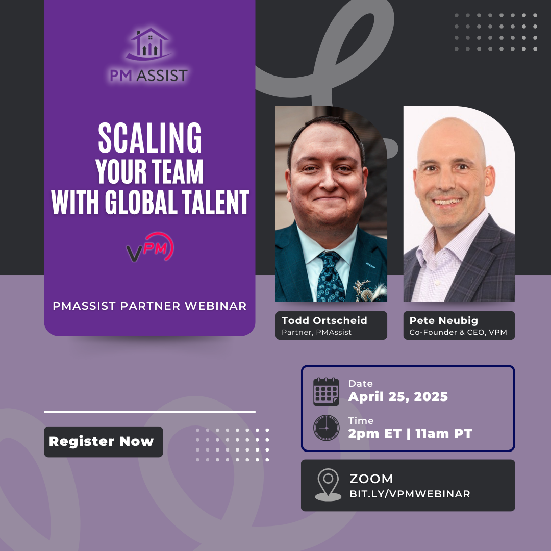 Scaling Your Property Management Team With Global Talent | PMAssist Webinar